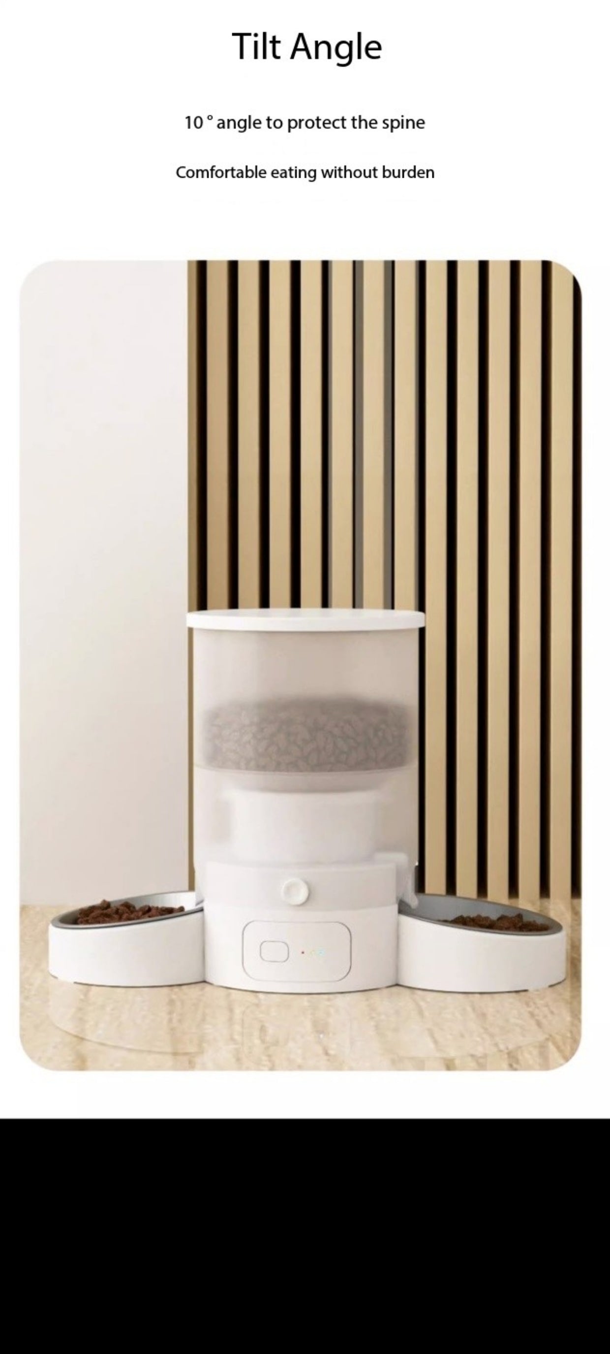 Purrtechpet Automatic Pet Feeder Two Bowl