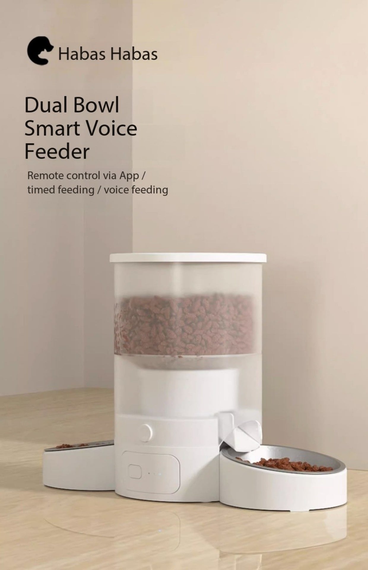 Purrtechpet Automatic Pet Feeder Two Bowl