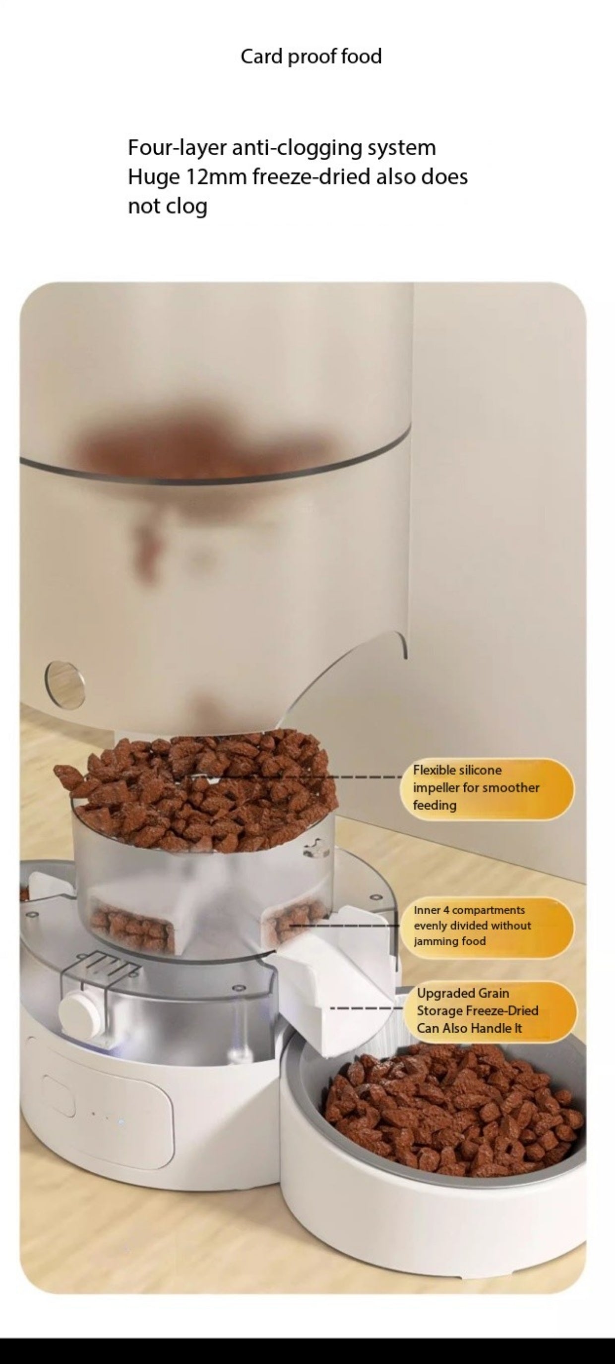 Purrtechpet Automatic Pet Feeder Two Bowl