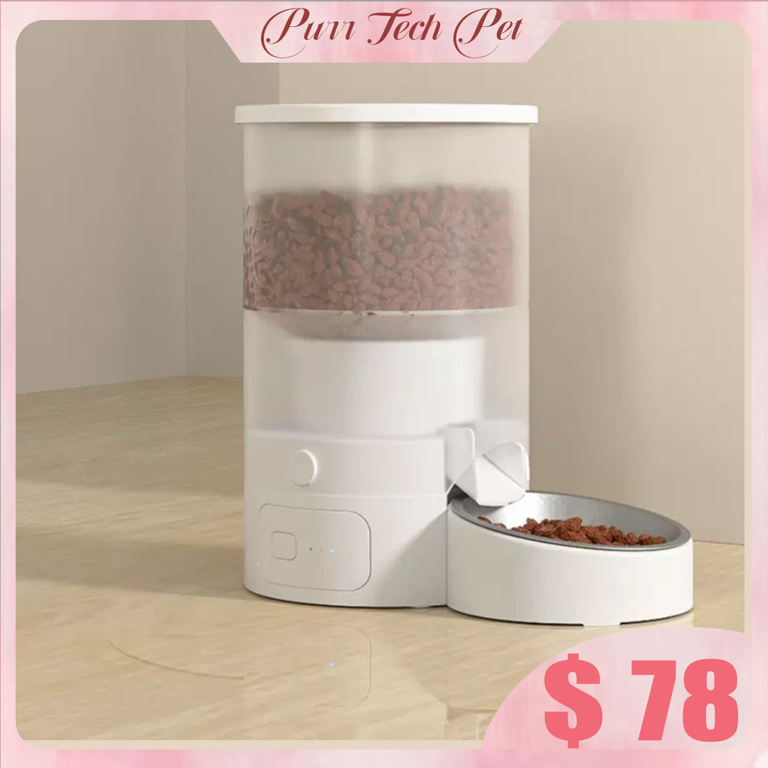 Purrtechpet Automatic Pet Feeder One Bowl