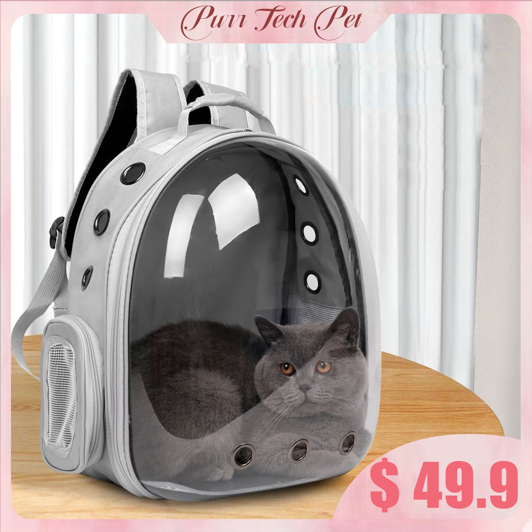 Purrtechpet Pet Cats and Dogs Outdoor Travel Bag Breathable