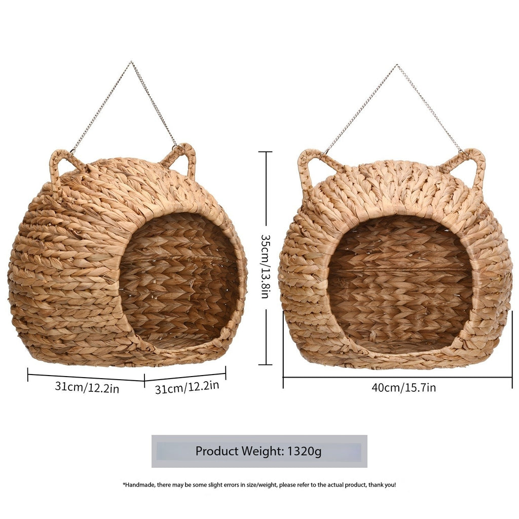 Purrtechpet Handmade Natural Cat Bed