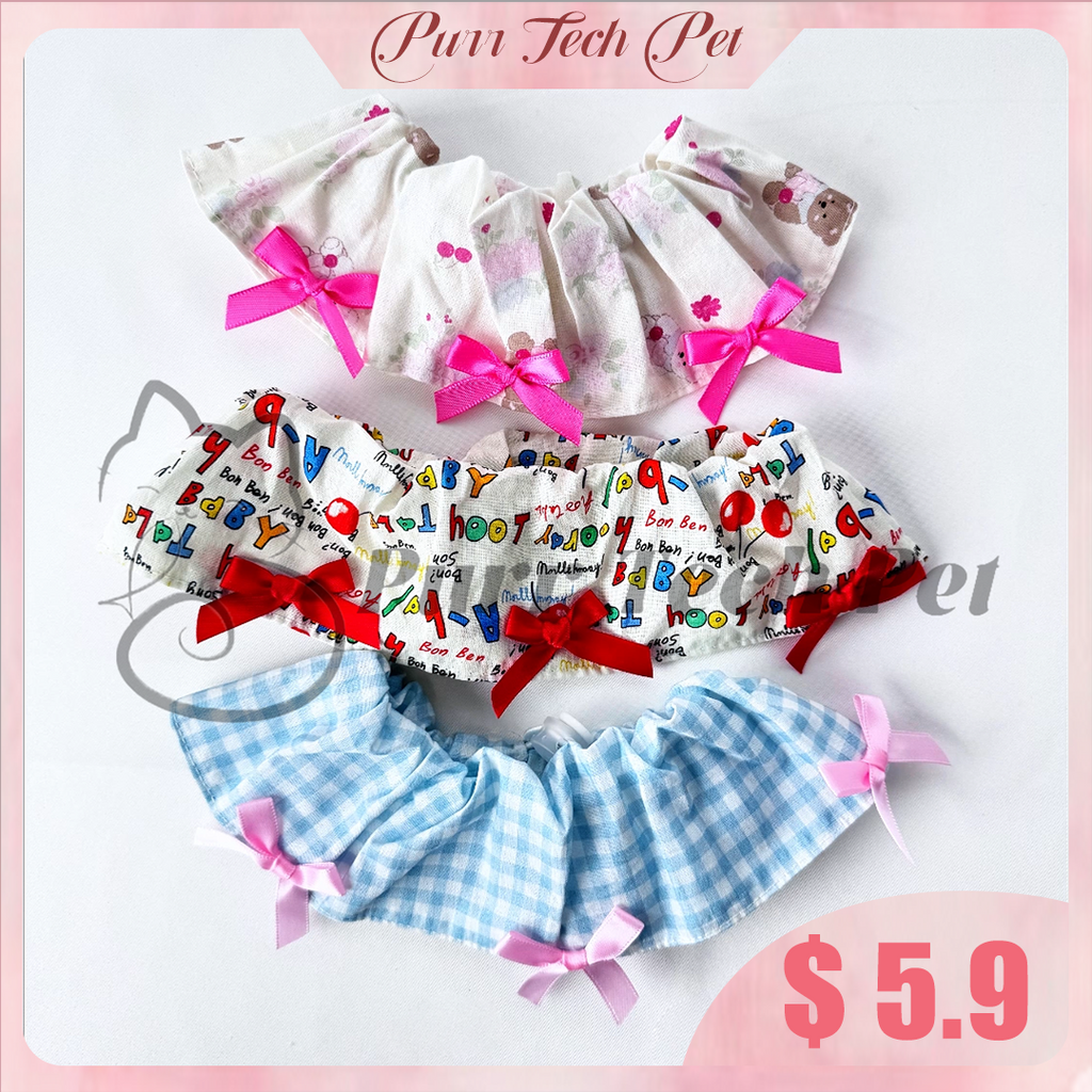 Purrtechpet Pet Cats and Dogs Scarf Princess Style