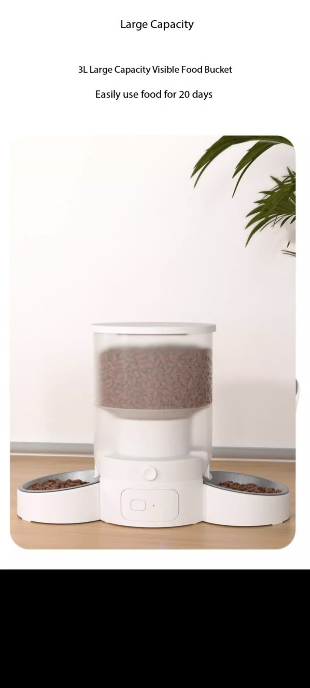 Purrtechpet Automatic Pet Feeder Two Bowl